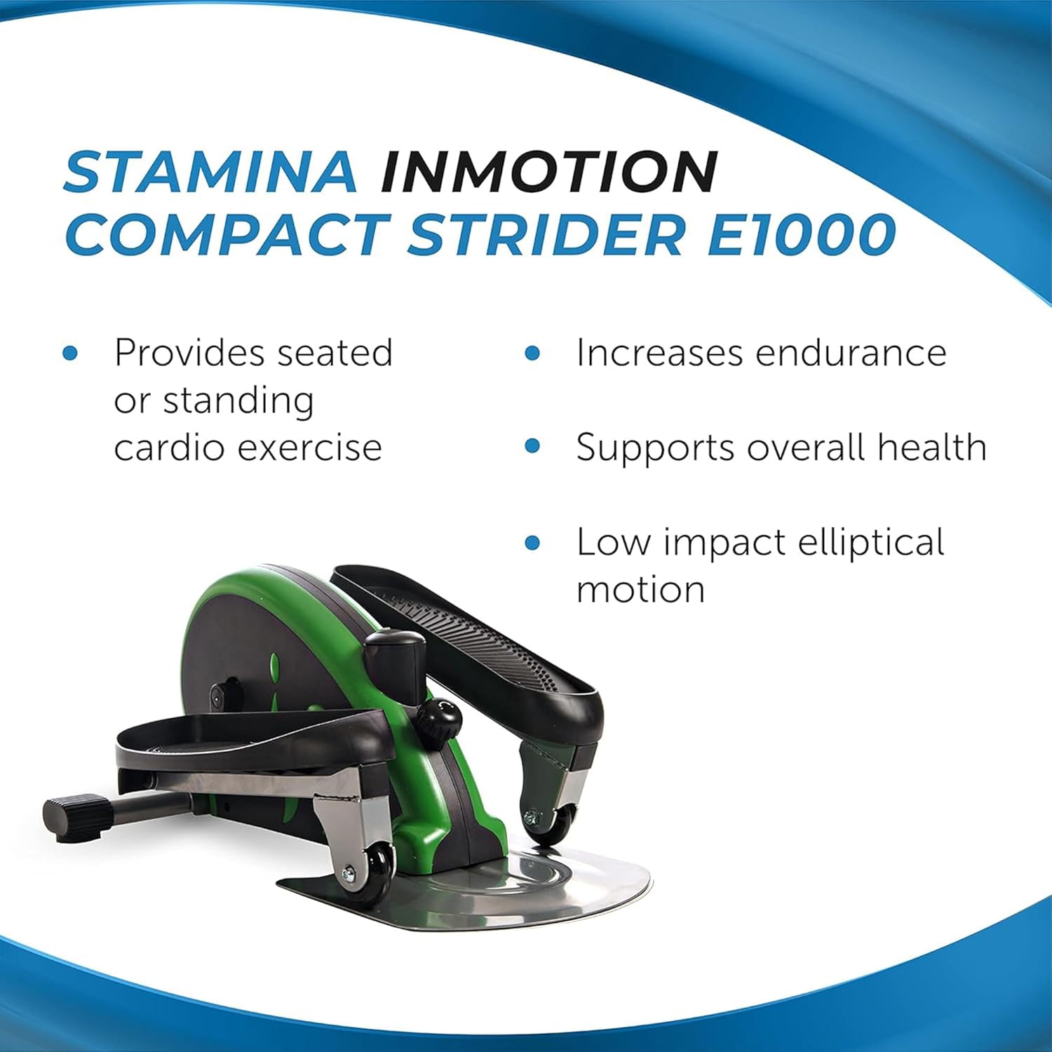 Stamina InMotion E1000 Compact Strider Elliptical - Key Specifications