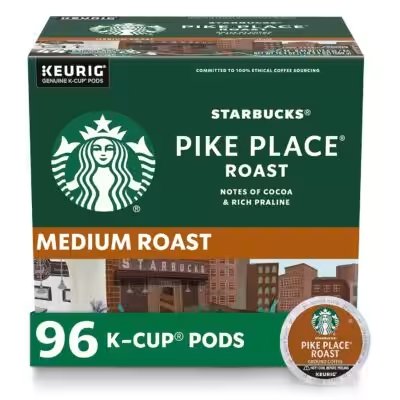 Starbucks K-Cup Coffee Pods Pike Place Medium Roast 72-Count Review: Is This Top-Rated Amazon Pick Worth $39.99? - Product Image