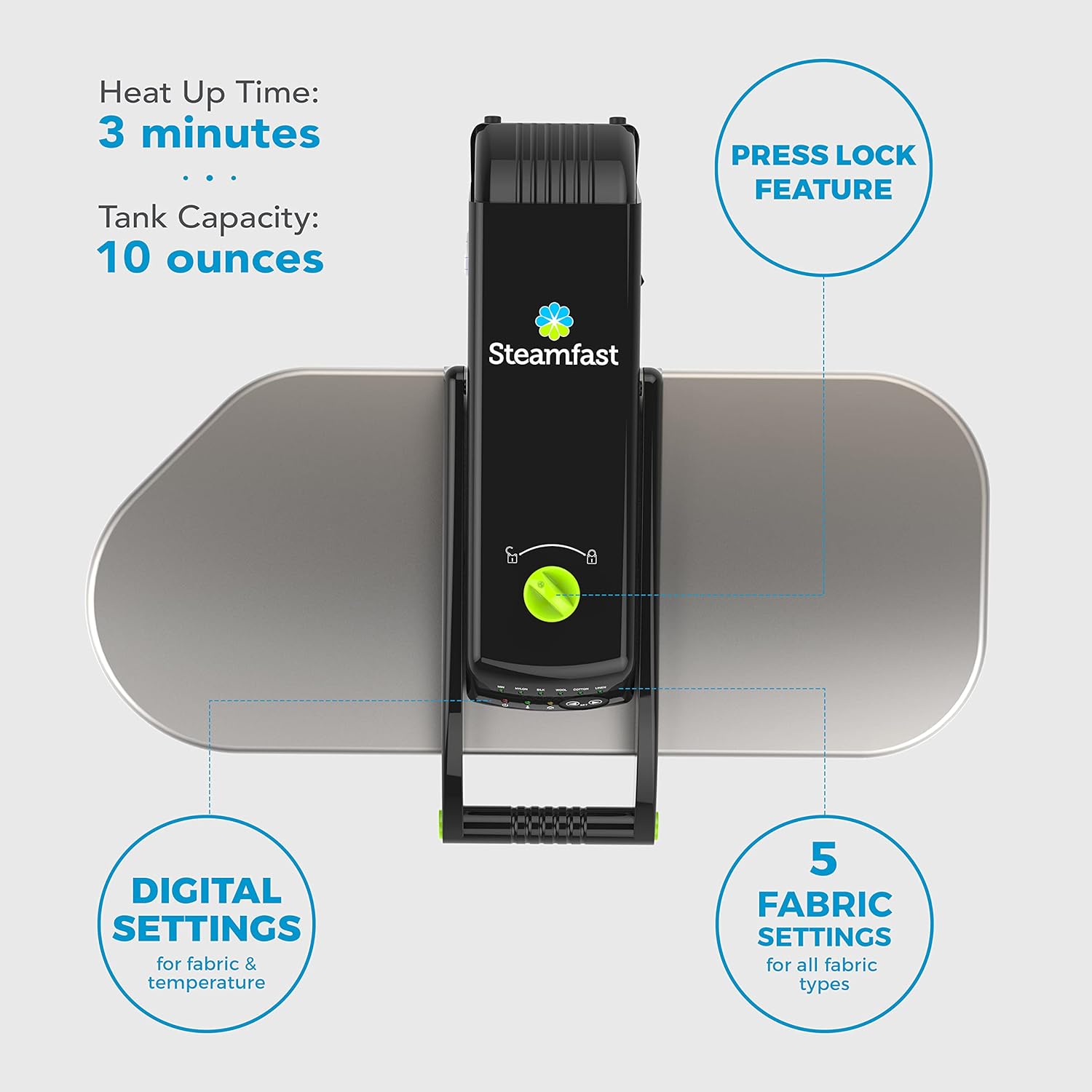 Steamfast SF-680 Digital Steam Press - How It Compares