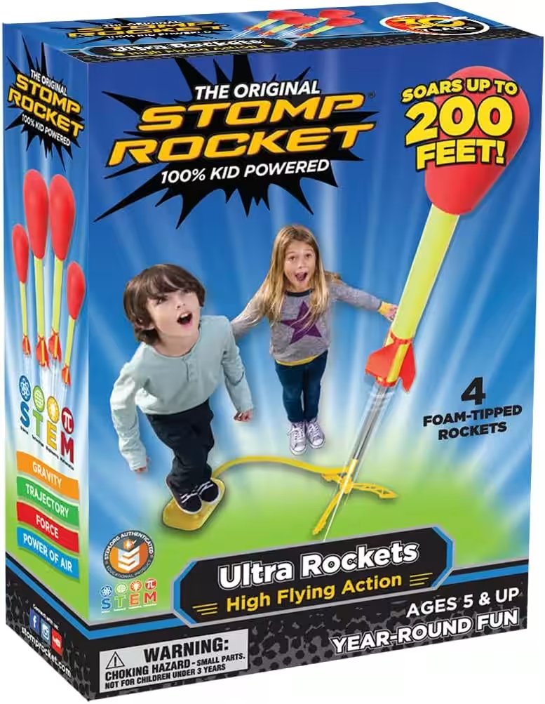 Stomp Rocket Ultra Rocket Launcher 4 Rockets Review: We Tested the Amazon Bestseller So You Don't Have To - Product Image