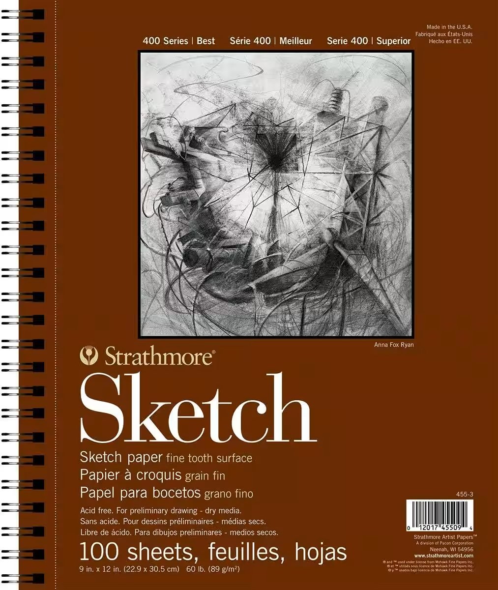 Strathmore 400 Series Sketch Pad 9x12 100 Sheets Review