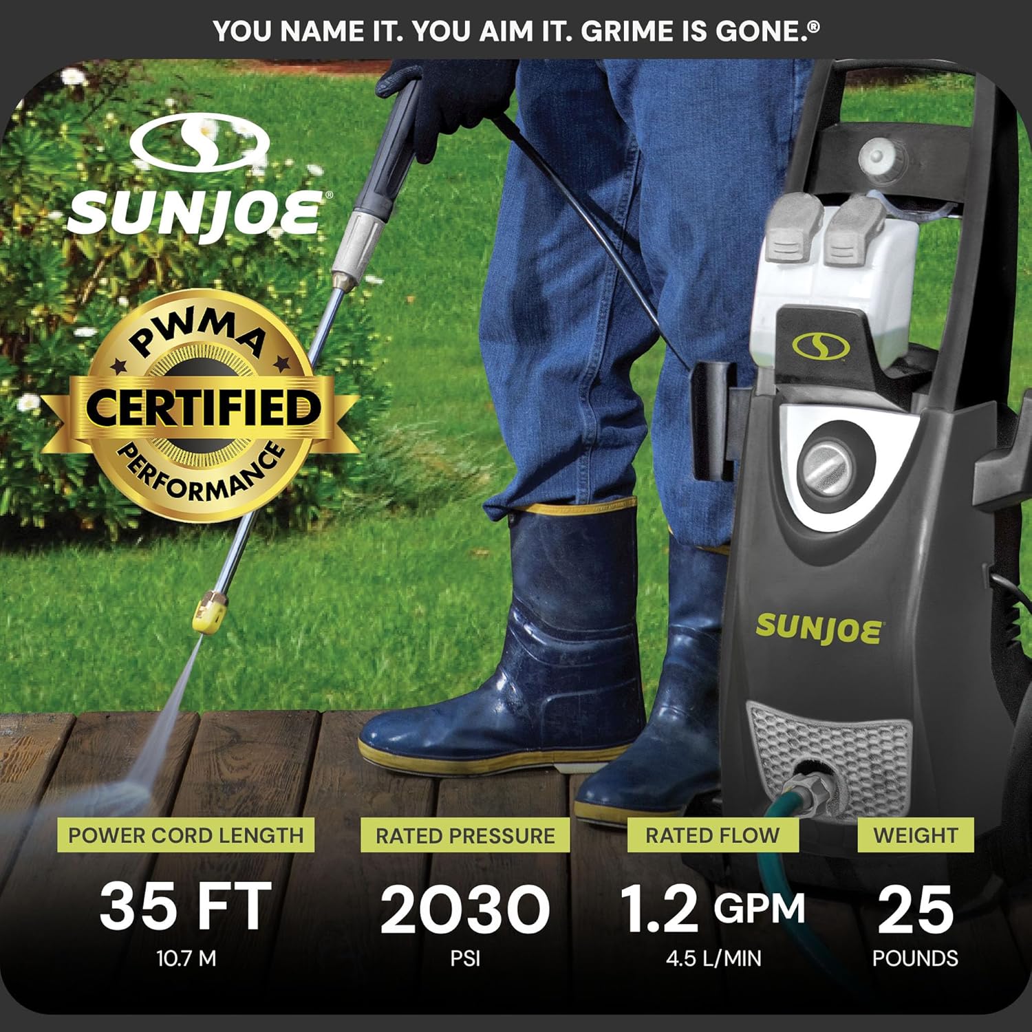 Sun Joe SPX3000 Electric Pressure Washer 2030 PSI - Performance Testing