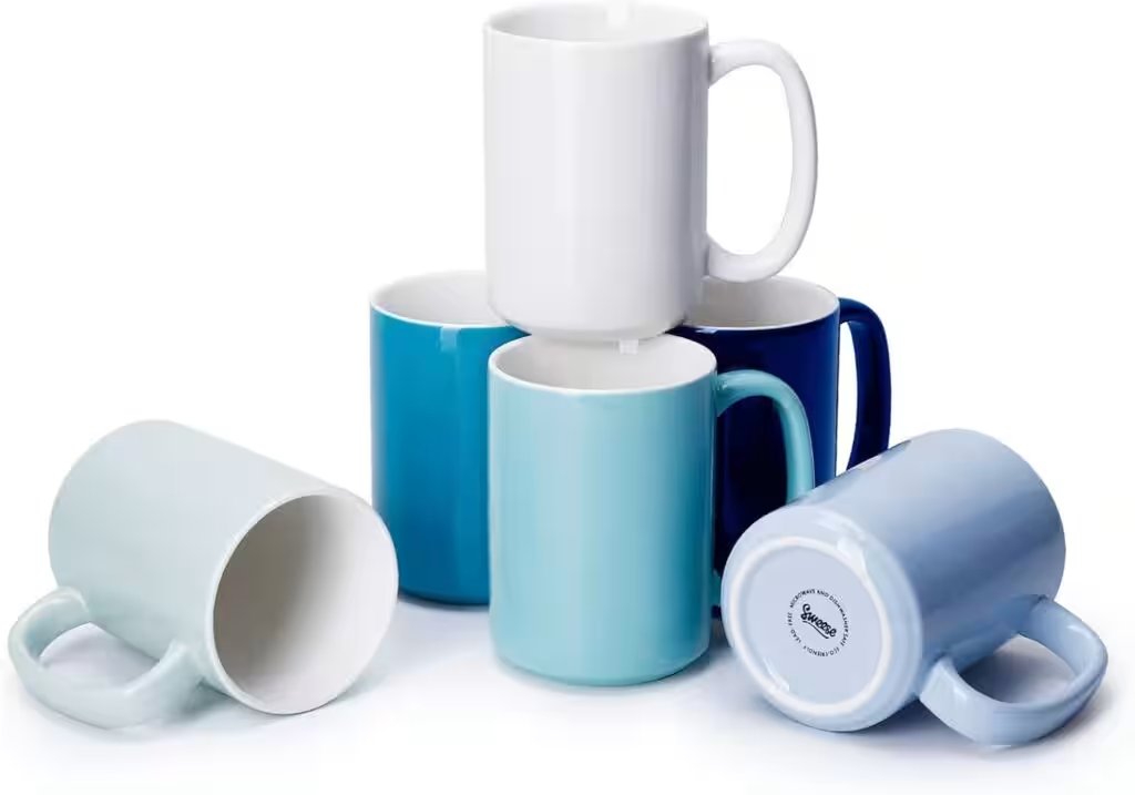 Sweese Porcelain Mugs 15oz Set of 6 Review: Why 25,000+ Amazon Buyers Can't Stop Raving About It - Product Image