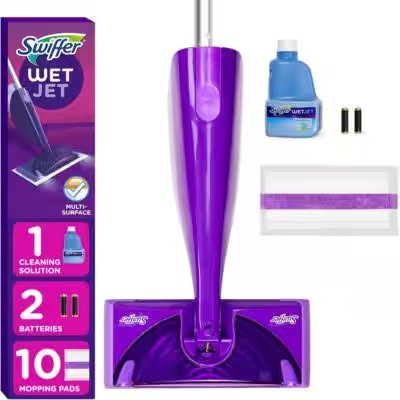 Swiffer WetJet Hardwood and Floor Spray Mop Starter Kit Review: We Tested the Amazon Bestseller So You Don't Have To - Product Image