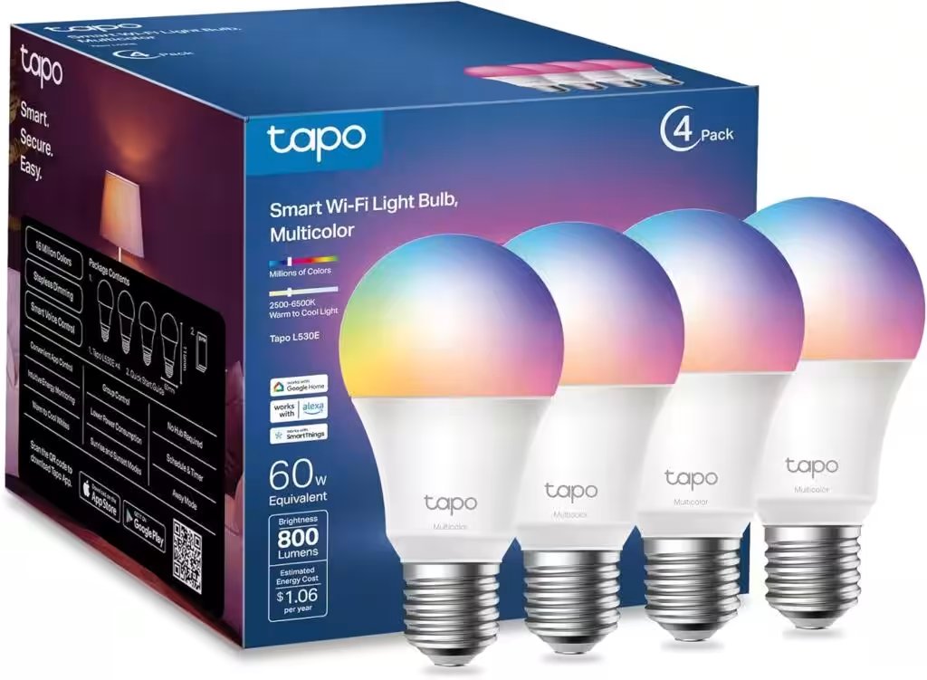 Tapo Smart Light Bulb L530E Multicolor WiFi 4 Pack Review 2026: Our Honest Verdict After Weeks of Testing - Product Image