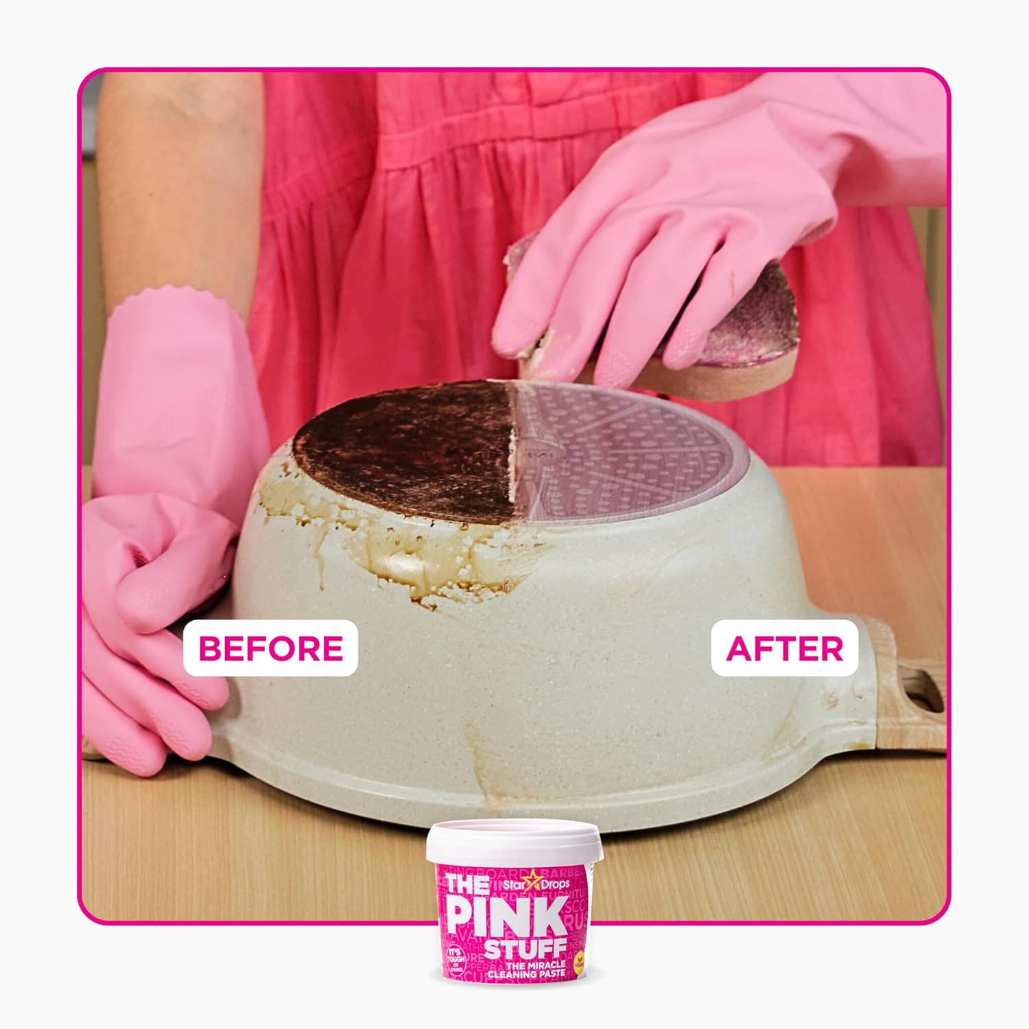 The Pink Stuff The Miracle All Purpose Cleaning Paste 500g - Design and Build Quality