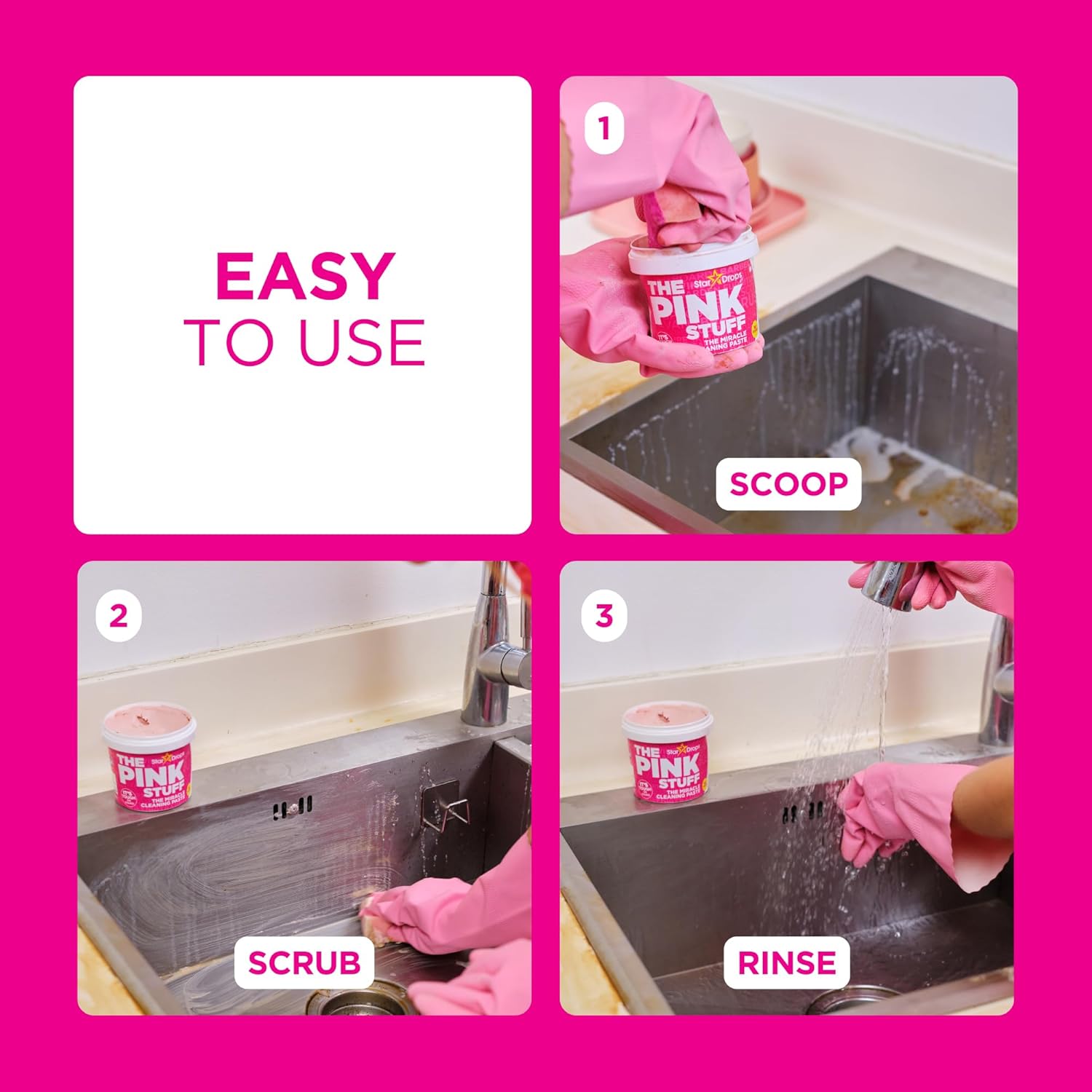 The Pink Stuff The Miracle All Purpose Cleaning Paste 500g - Real-World Performance