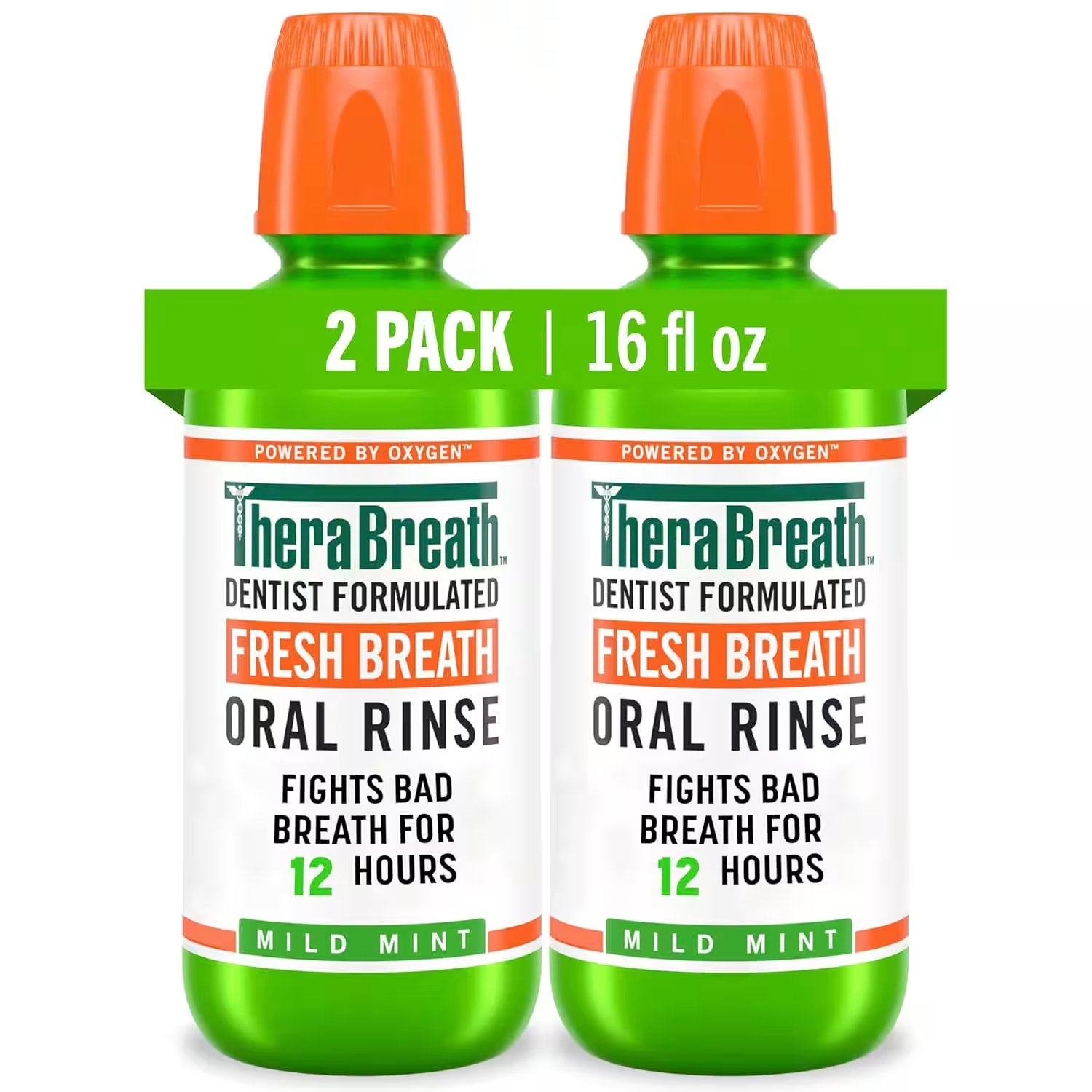 TheraBreath Fresh Breath Oral Rinse Mild Mint 16oz 2 Pack Review
