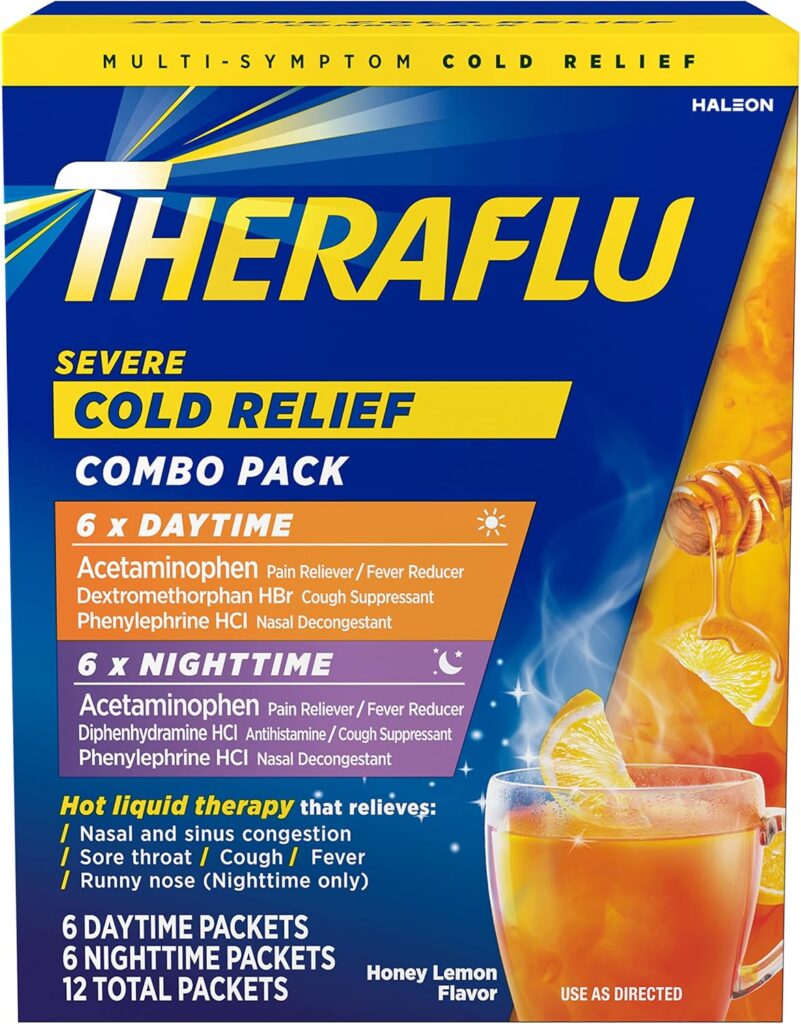 Theraflu Max Strength Severe Cold Flu 6 Packets Review: We Tested the Amazon Bestseller So You Don't Have To - Product Image