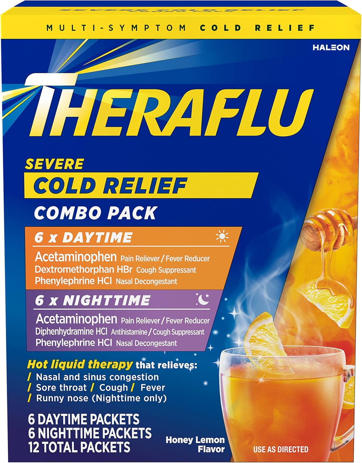 Theraflu Max Strength Severe Cold Flu 6 Packets Review