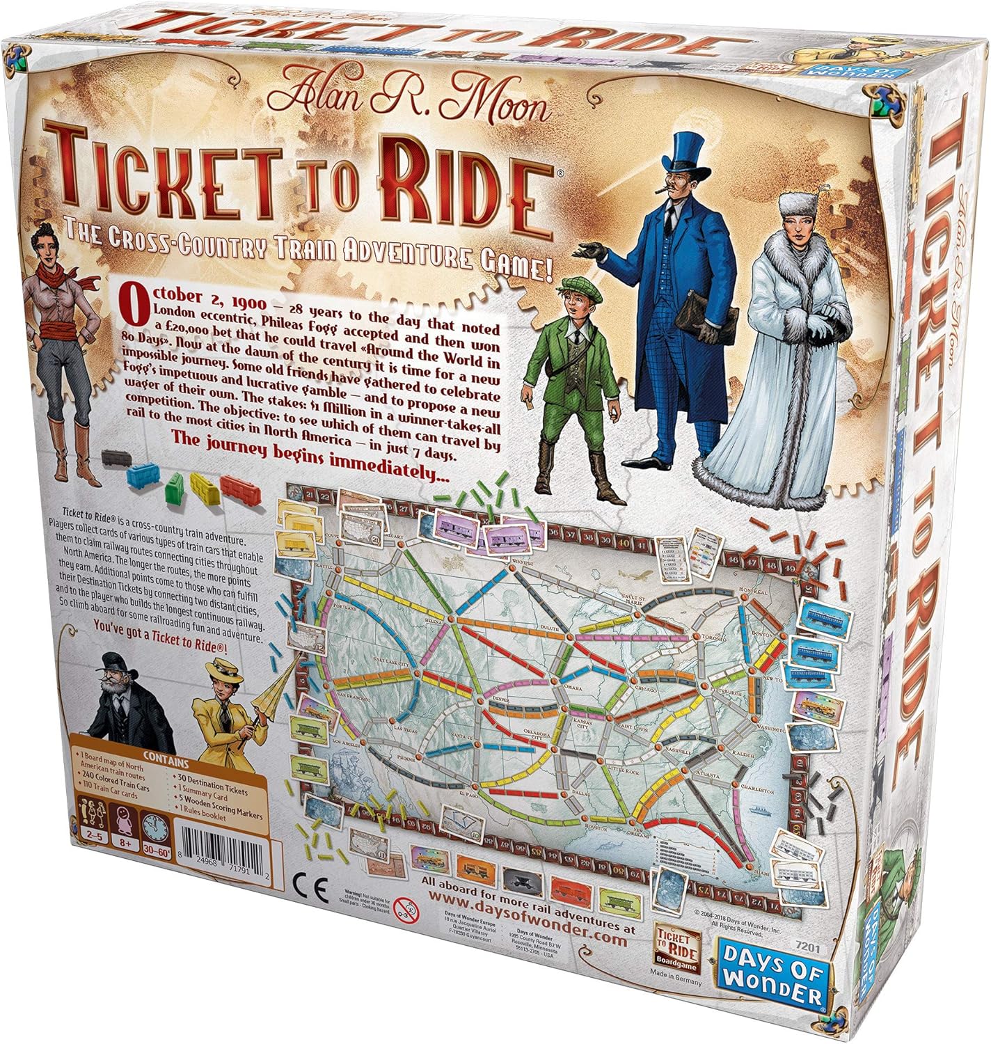 Ticket to Ride Board Game - Key Specifications