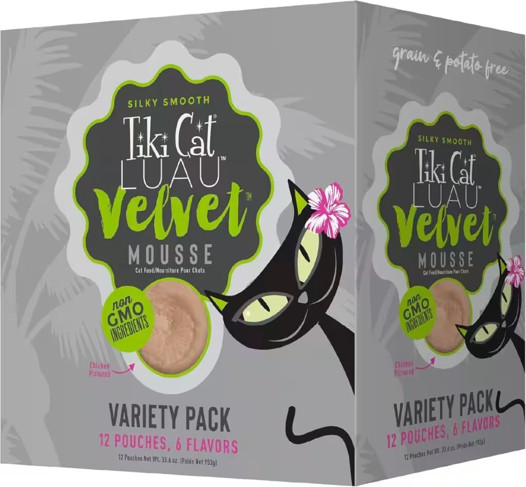 Tiki Cat Velvet Mousse Wet Cat Food Variety 12 Pack Review: Best Pet Supplies Pick Under $15? - Product Image
