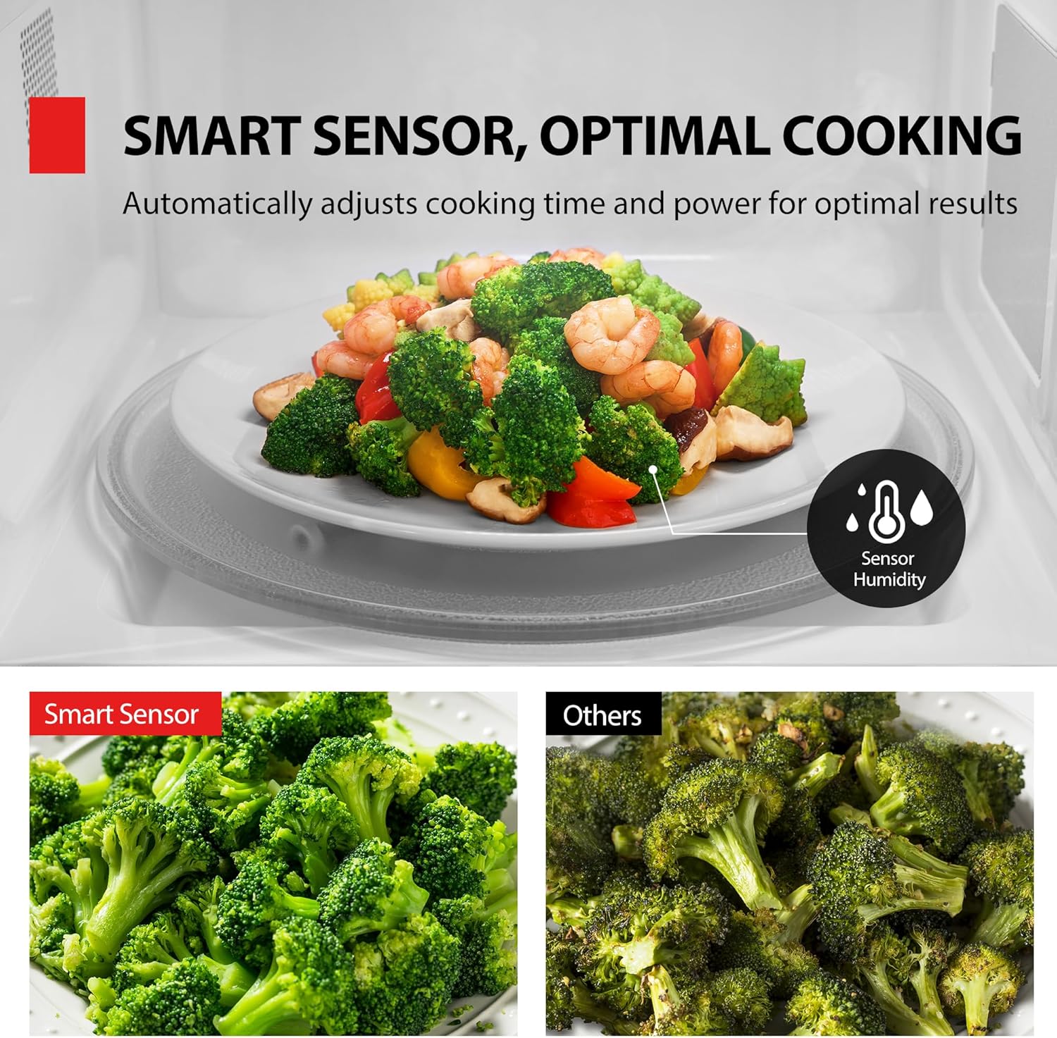 Toshiba EM131A5C-BS Microwave Oven 1.2 Cu Ft - Design and Build Quality