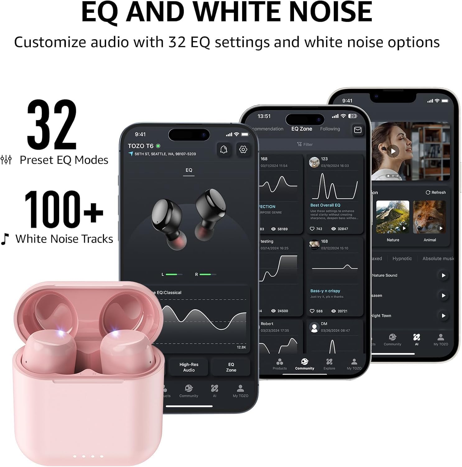 Tozo T6 True Wireless Earbuds IPX8 Waterproof - How It Compares