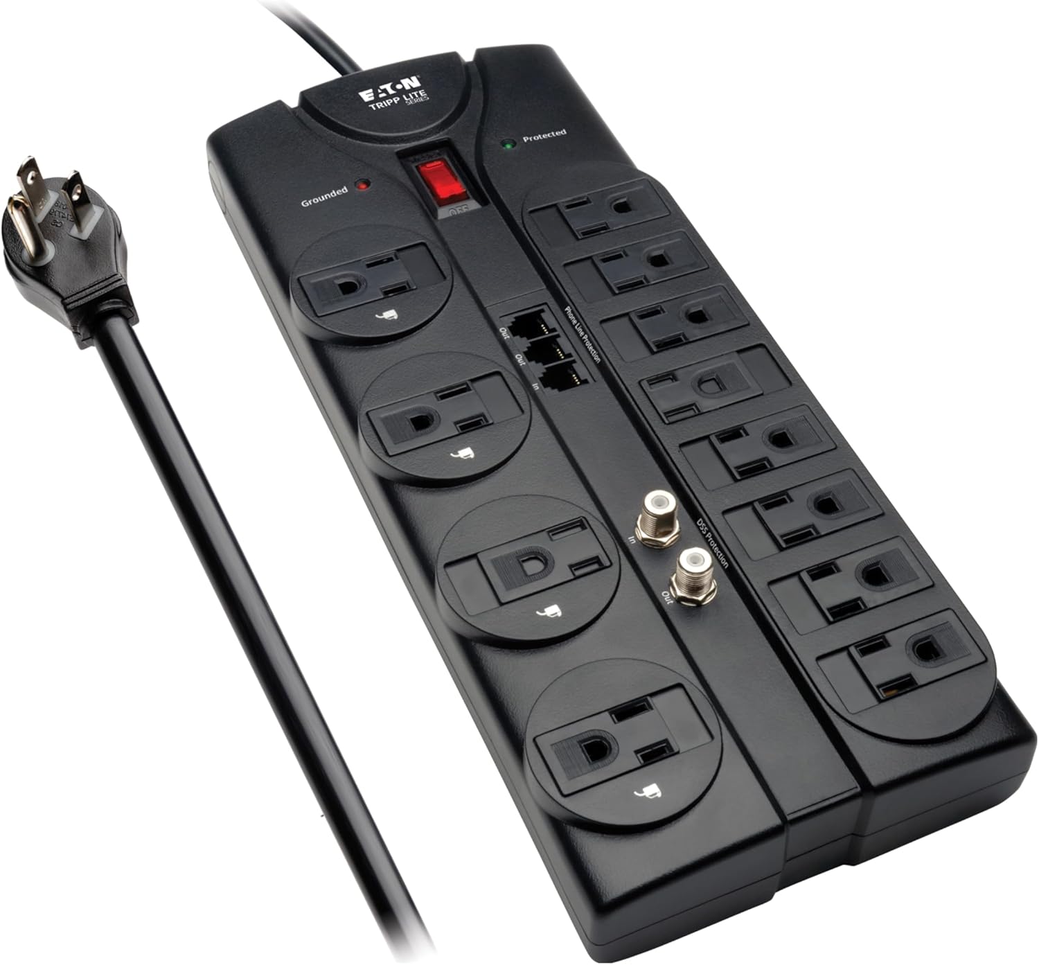 Tripp Lite 12 Outlet Surge Protector 8 Foot Cord Review