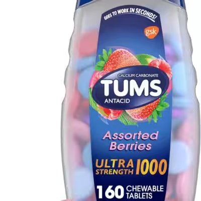 Tums Ultra Strength Antacid Tablets Assorted Berries 160 Count Review: We Tested the Amazon Bestseller So You Don't Have To - Product Image