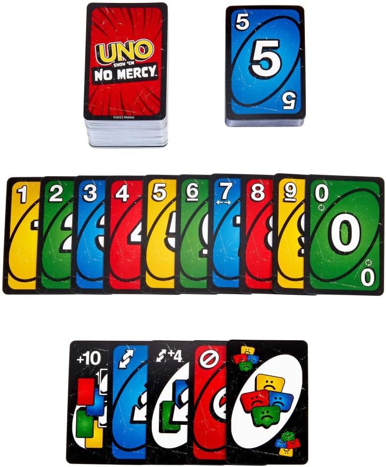 UNO Show Em No Mercy Card Game - How It Compares