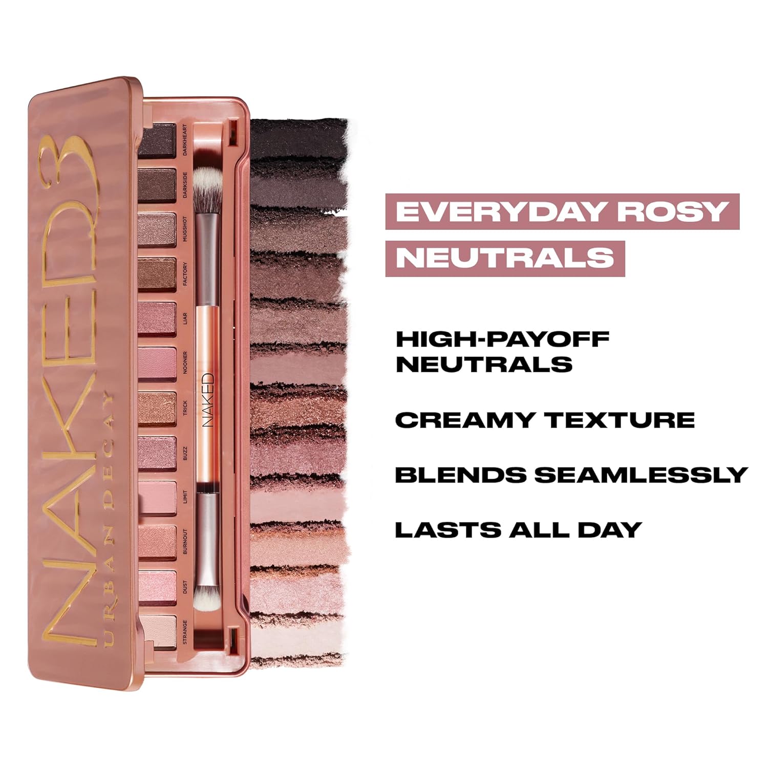 Urban Decay Naked3 Eyeshadow Palette 12 Shades - Performance Testing