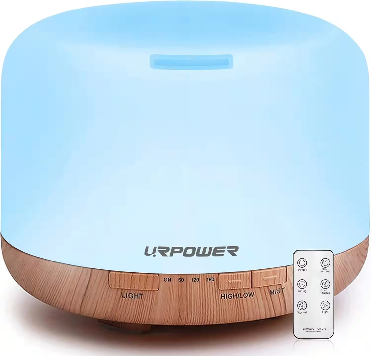 URPOWER Essential Oil Diffuser 500ml Humidifier Review