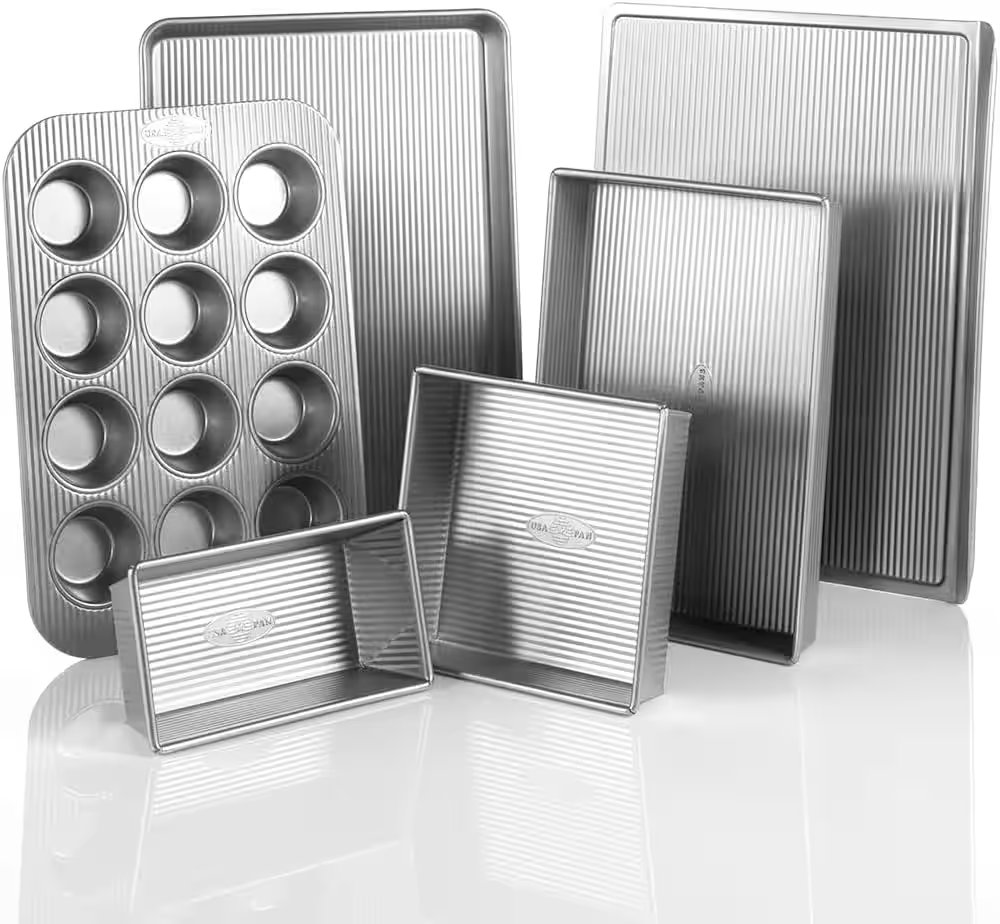 USA Pan Bakeware 6 Piece Set Aluminized Steel Review — Is It Really Worth $80 in 2026? - Product Image