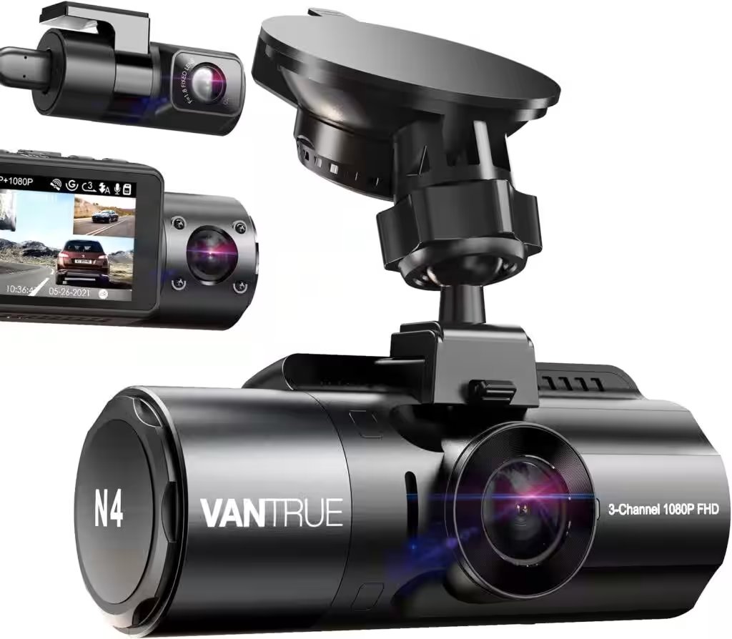 Vantrue N4 Dual Dash Cam 3 Channel 4K Review: 100,000+ Reviews Can't Be Wrong — Or Can They? - Product Image