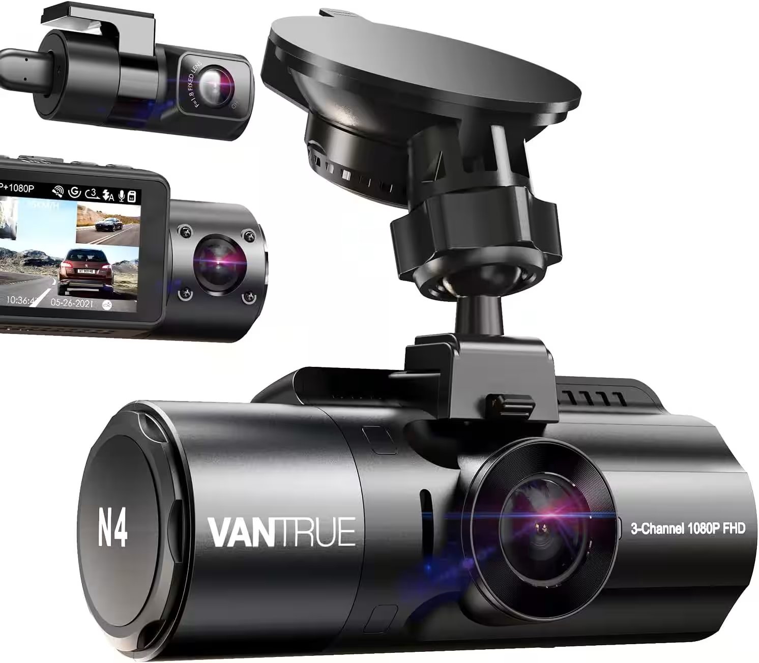 Vantrue N4 Dual Dash Cam 3 Channel 4K Review