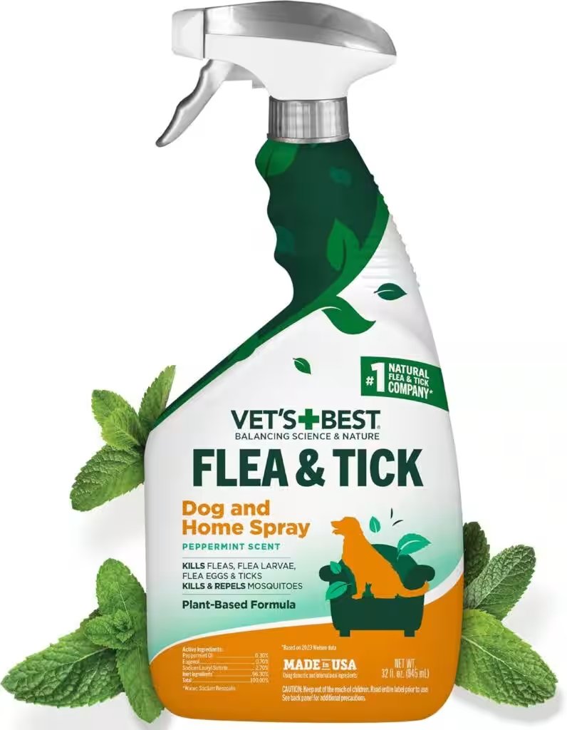 Vet's Best Flea Tick Home Spray 32oz Review: Is This Top-Rated Amazon Pick Worth $10? - Product Image