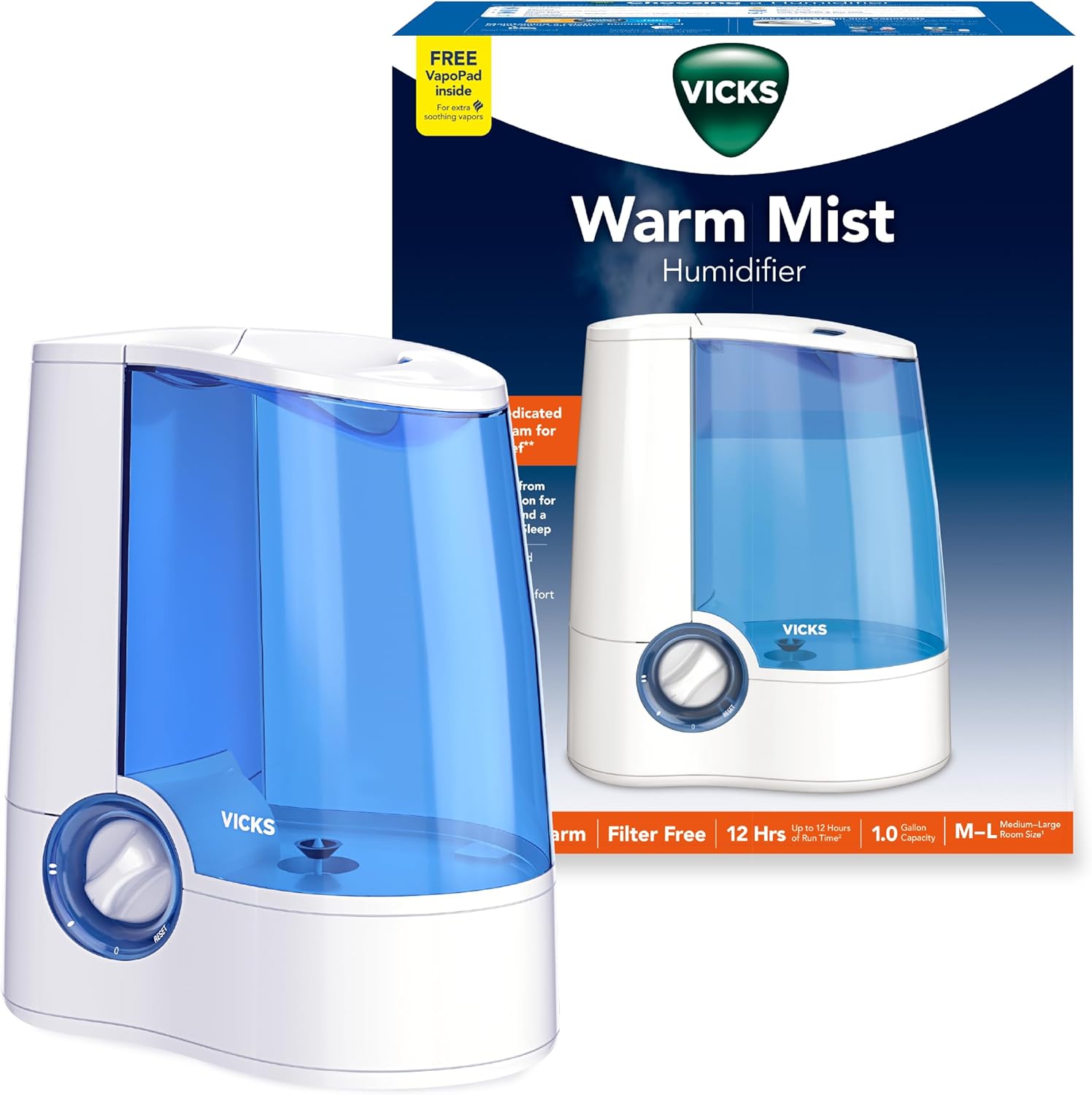 Vicks Warm Mist Humidifier V745A 1 Gallon Review