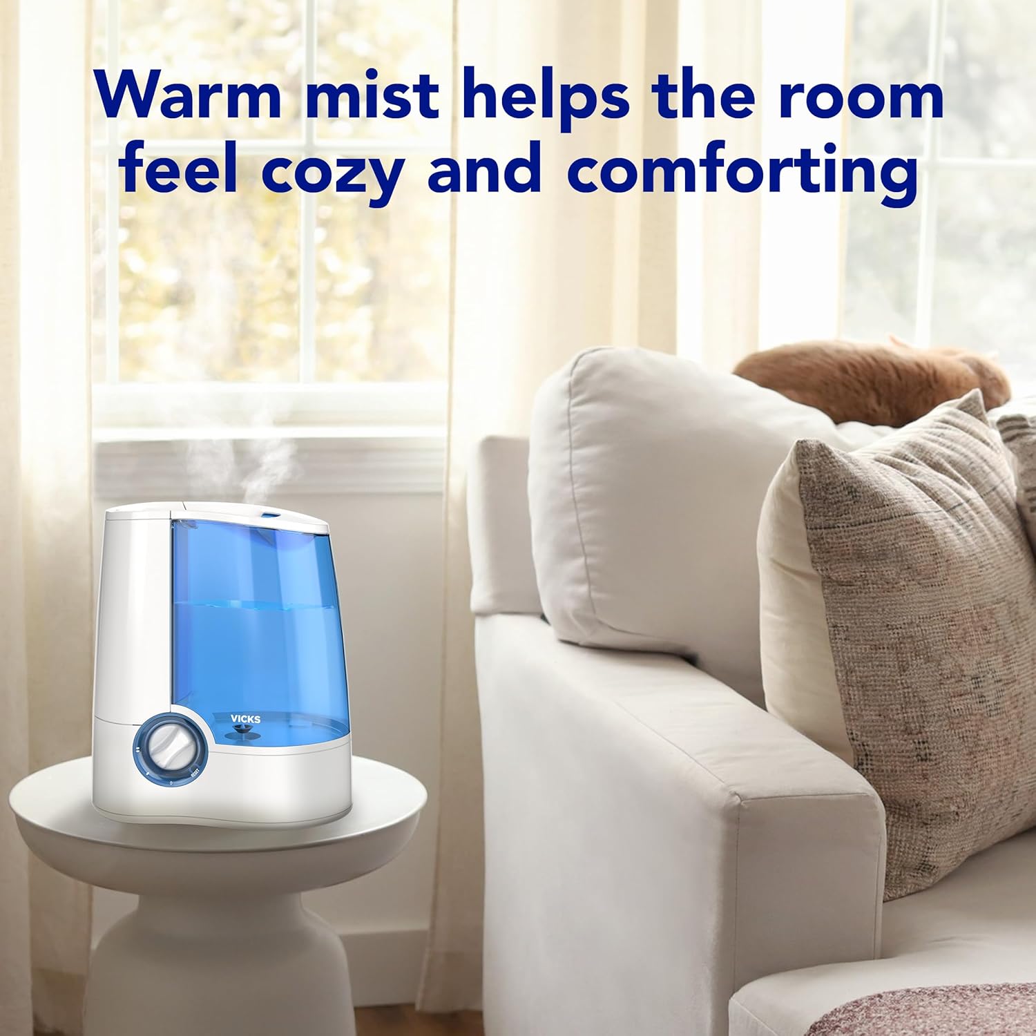 Vicks Warm Mist Humidifier V745A 1 Gallon - Design and Build Quality