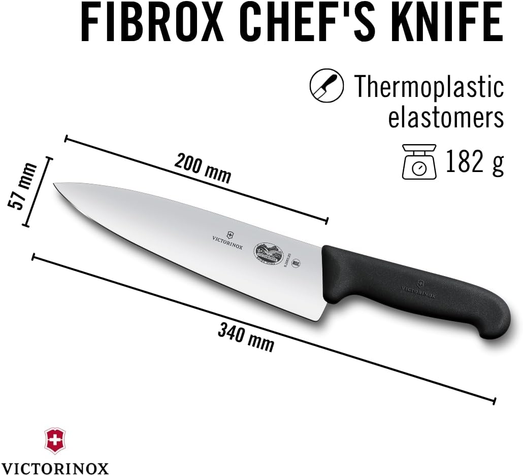 Victorinox Fibrox Pro 8 Inch Chef's Knife - Key Specifications