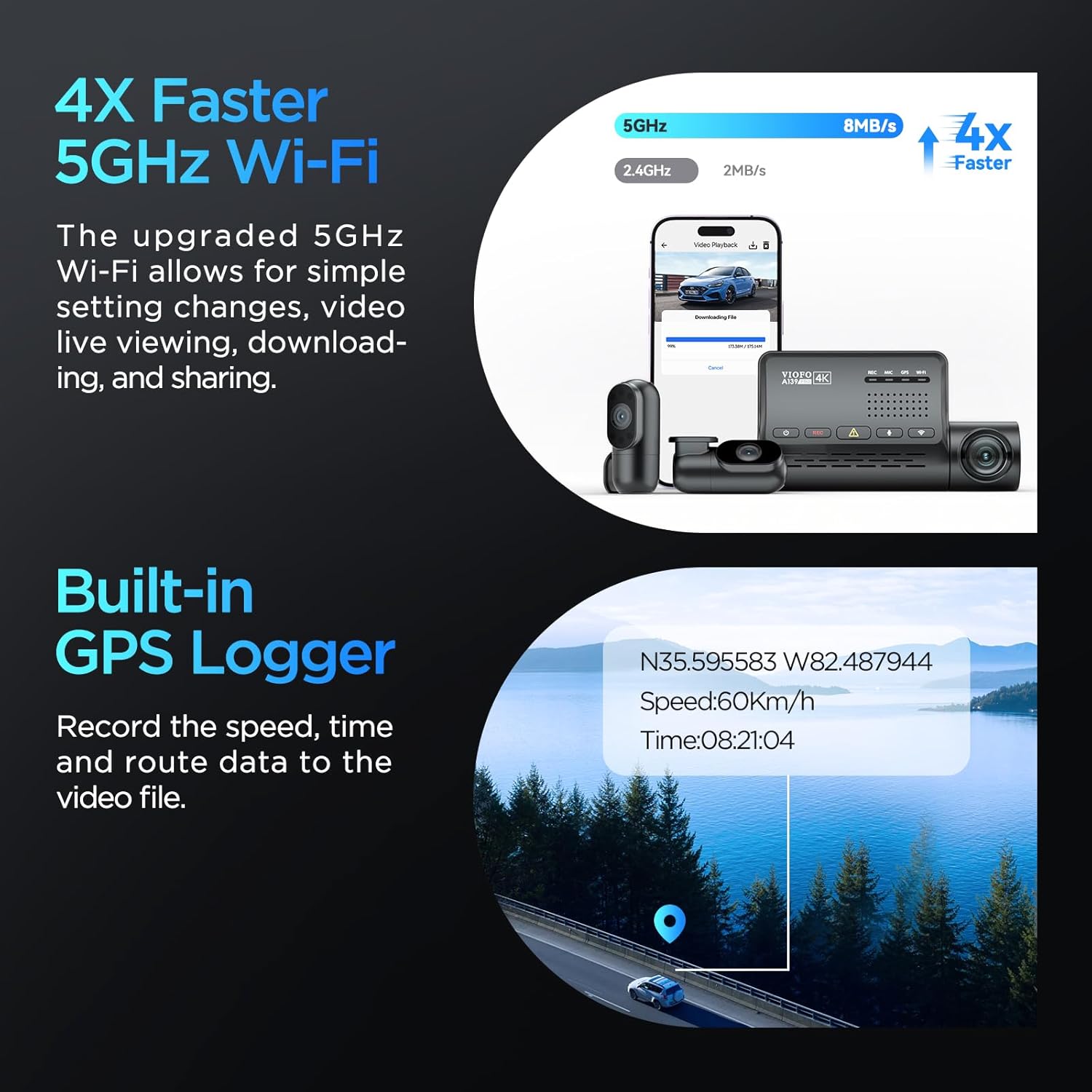 Viofo A139 Pro 3-Channel 4K Dash Cam - How It Compares