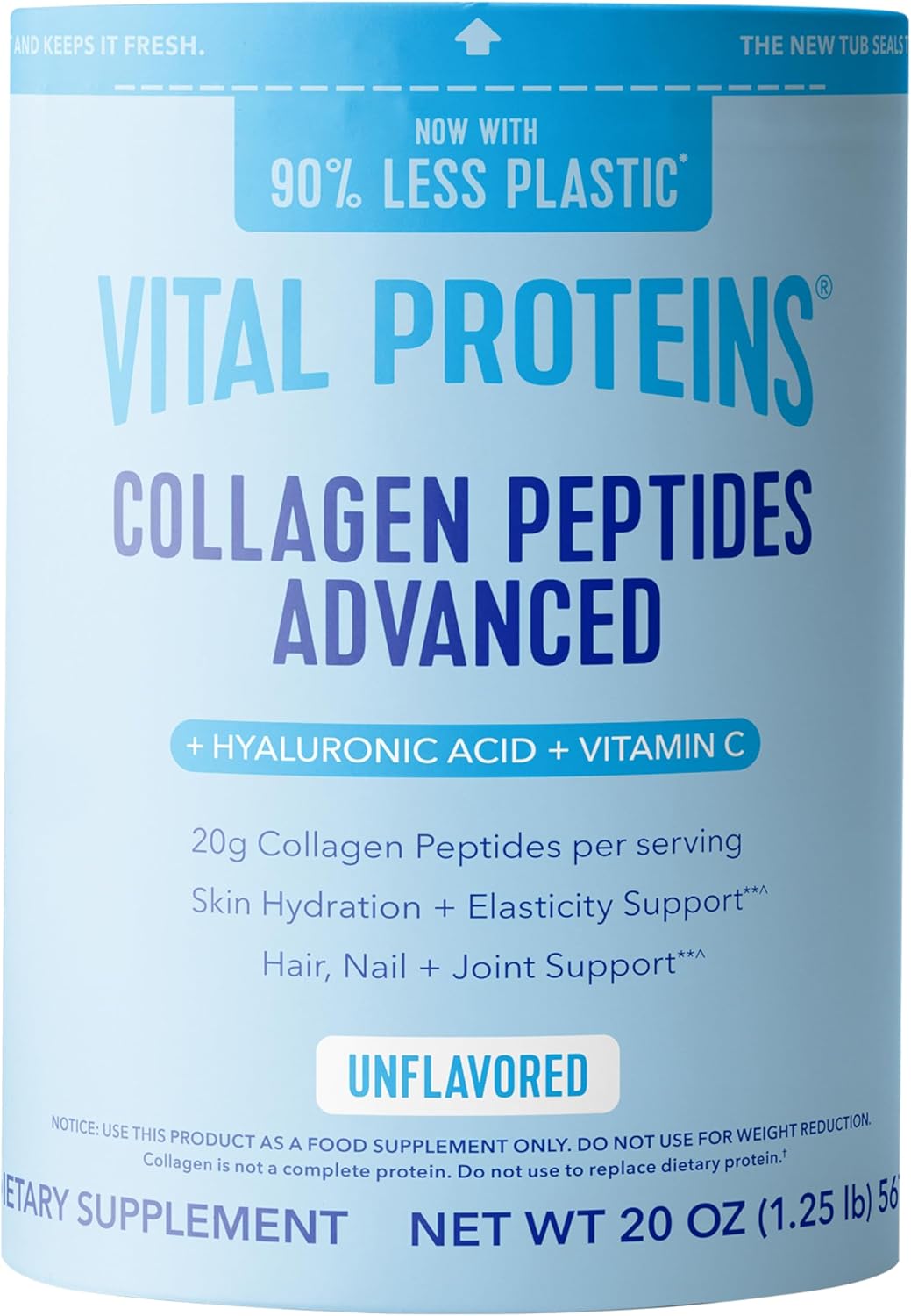 Vital Proteins Collagen Peptides Powder Unflavored 20oz Review