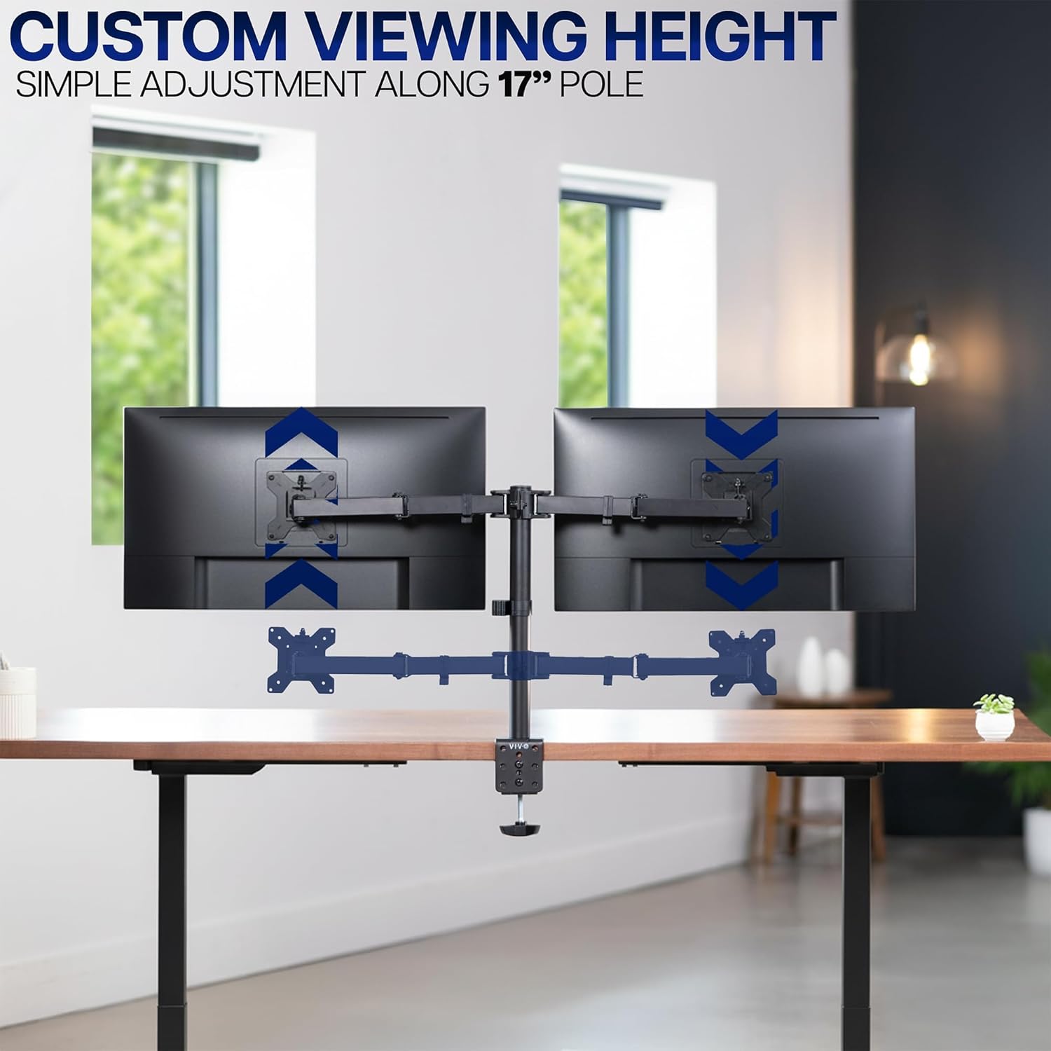 VIVO Dual Monitor Mount Stand Full Motion Desk Clamp - Performance Testing