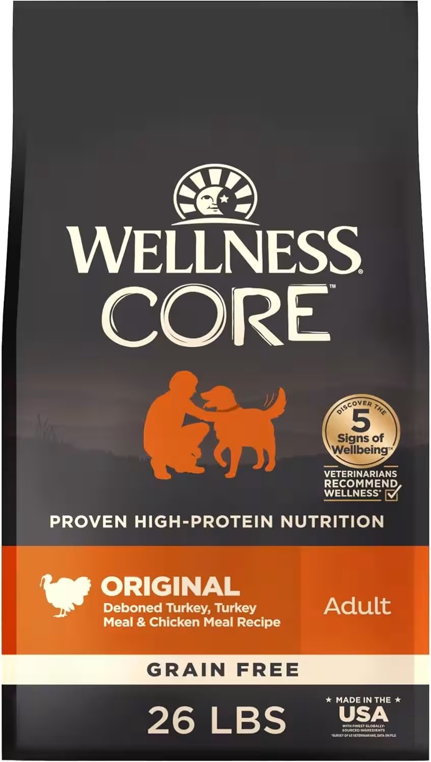 Wellness CORE Natural Grain Free Dry Dog Food 26lb Review