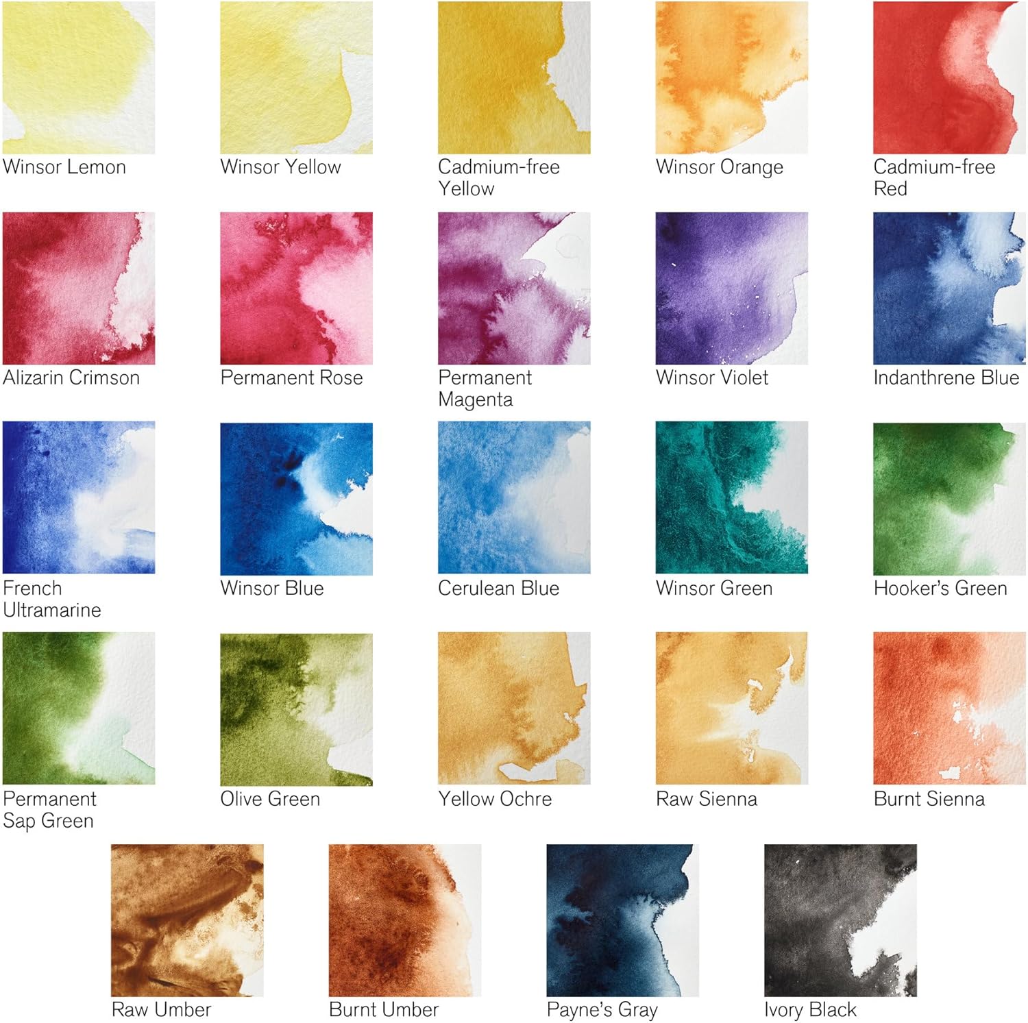 Winsor Newton Professional Watercolor Set 24 Half Pans - Key Specifications