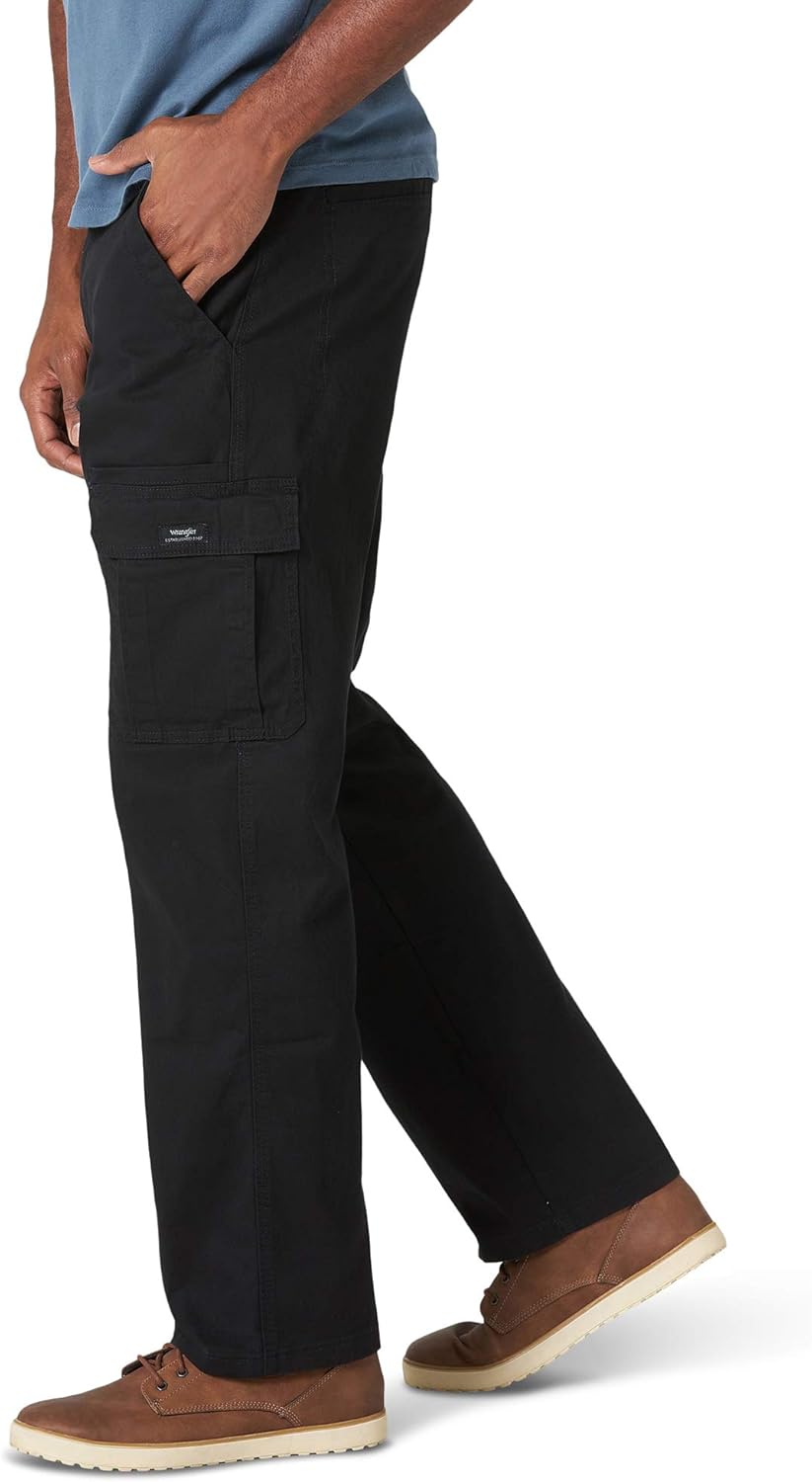Wrangler Authentics Mens Classic Relaxed Fit Cargo Pants - Real-World Performance