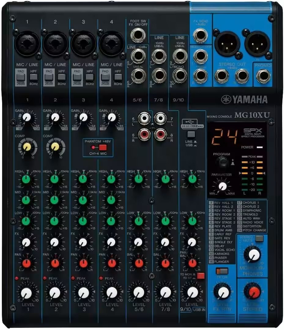 Yamaha MG10XU 10 Channel Mixing Console USB Review