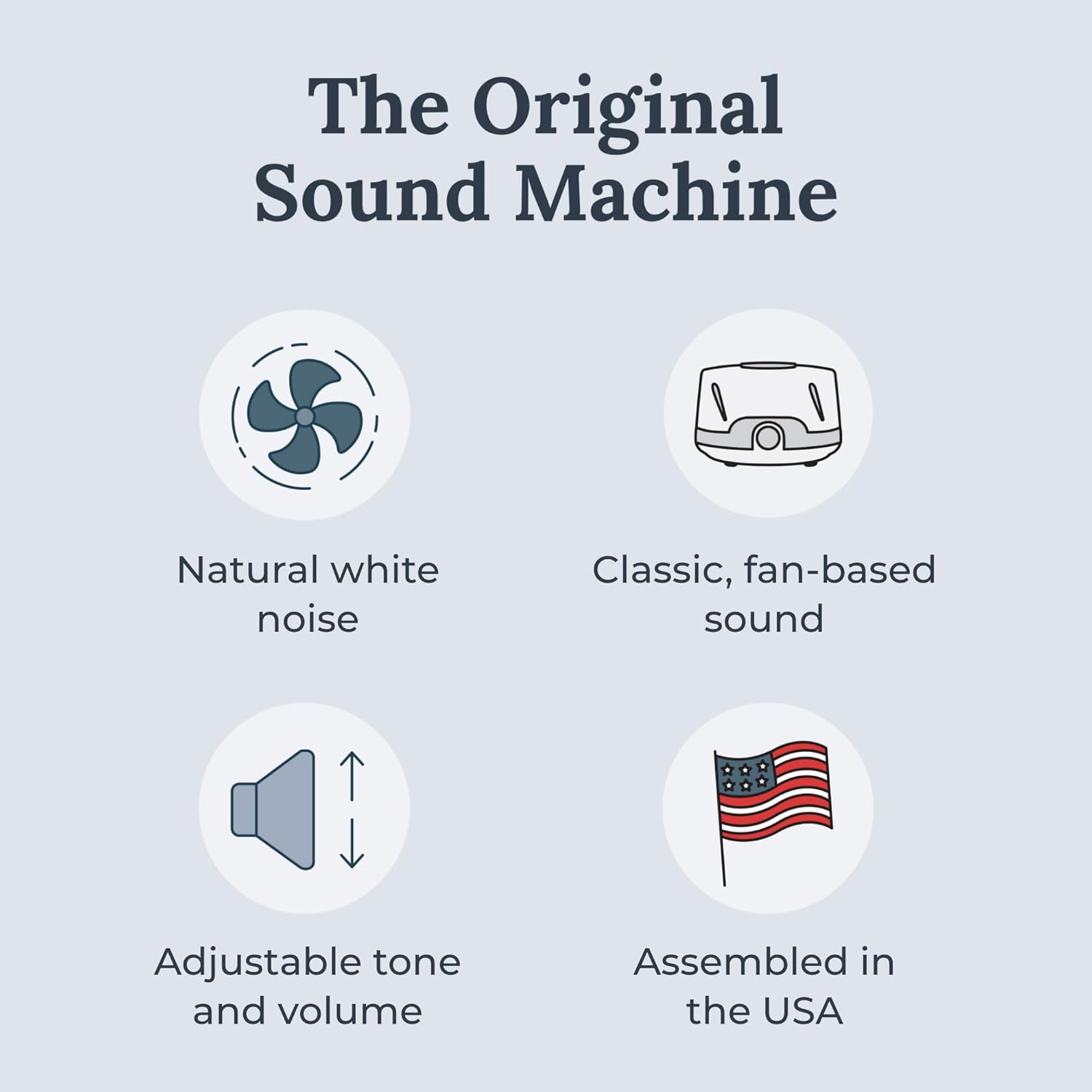 Yogasleep Dohm Classic White Noise Machine - Key Specifications