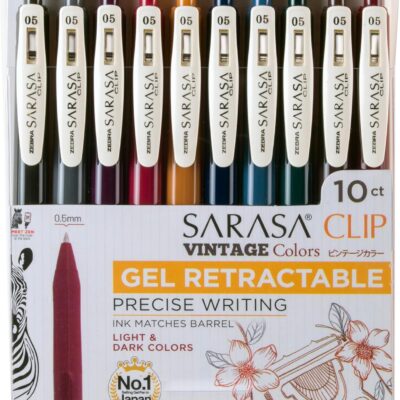 Zebra Sarasa Clip Retractable Gel Pen 0.5mm 10 Pack Review: Why 40,000+ Amazon Buyers Can't Stop Raving About It - Product Image