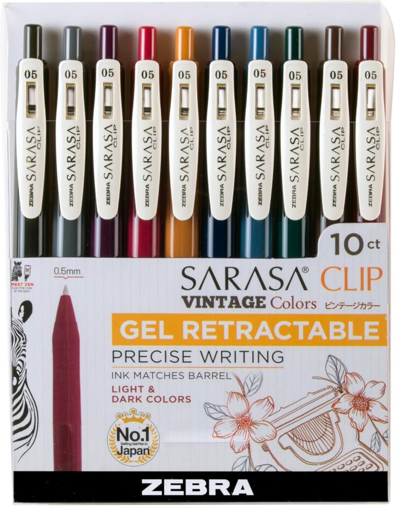 Zebra Sarasa Clip Retractable Gel Pen 0.5mm 10 Pack Review: Why 40,000+ Amazon Buyers Can't Stop Raving About It - Product Image
