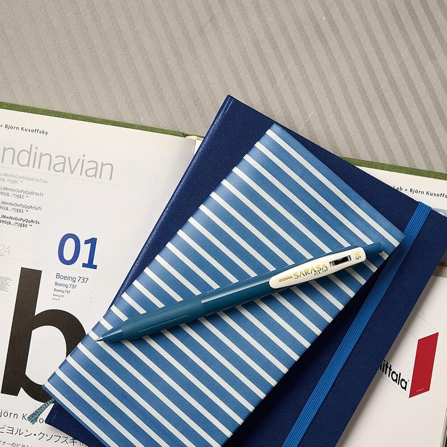 Zebra Sarasa Clip Retractable Gel Pen 0.5mm 10 Pack - Design and Build Quality