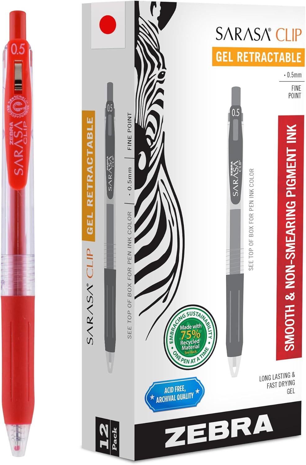 Zebra Sarasa Clip Retractable Gel Pen 0.5mm 10 Pack - Final Verdict