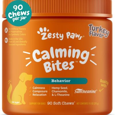Zesty Paws Calming Bites Stress Relief Dog 90 Soft Chews Review: 100,000+ Reviews Can't Be Wrong — Or Can They? - Product Image