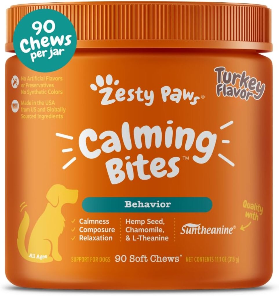Zesty Paws Calming Bites Stress Relief Dog 90 Soft Chews Review: 100,000+ Reviews Can't Be Wrong — Or Can They? - Product Image