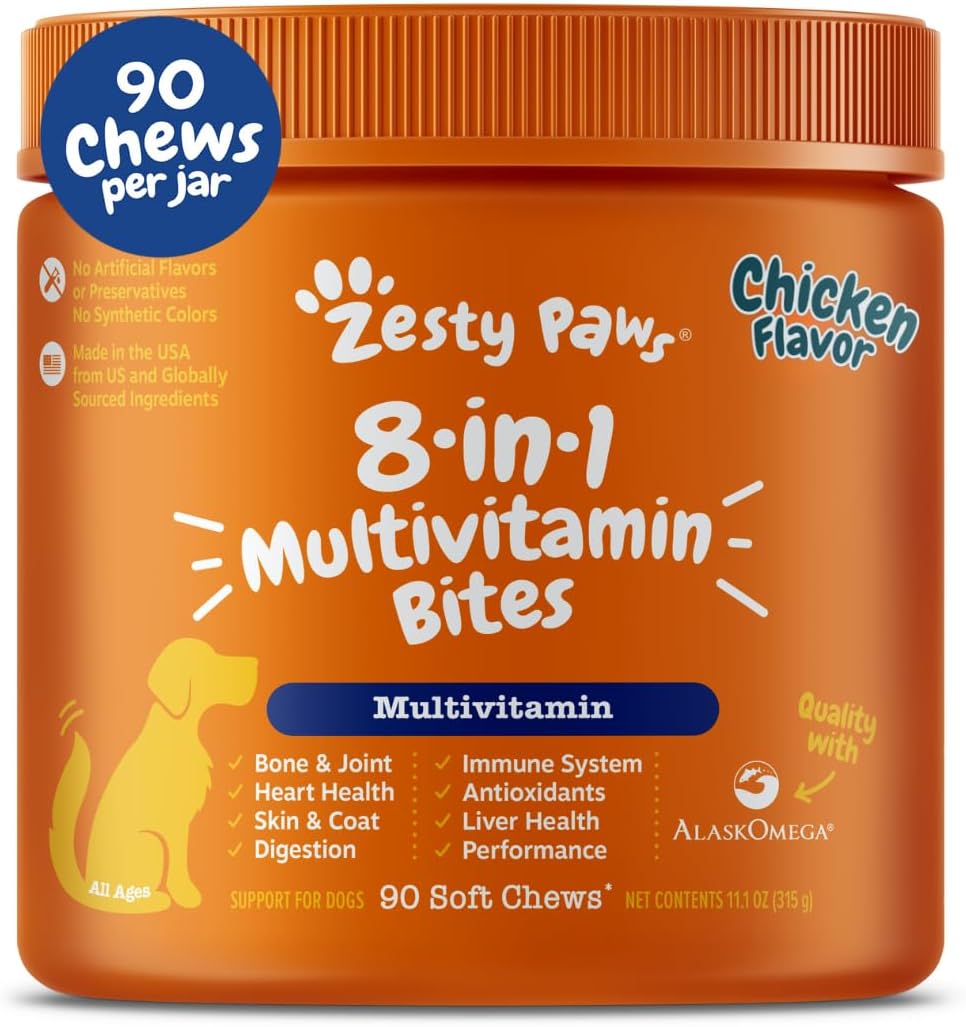 Zesty Paws Multivitamin Treats for Dogs All Ages 90 Count Review