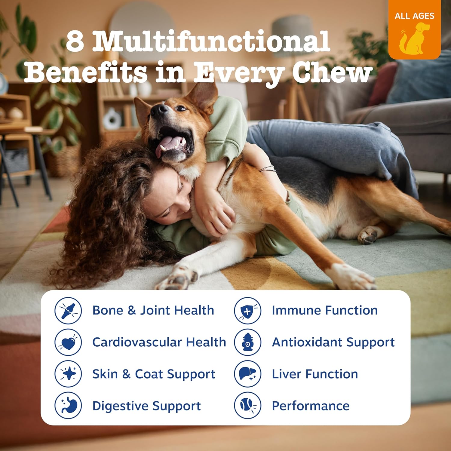 Zesty Paws Multivitamin Treats for Dogs All Ages 90 Count - Key Specifications