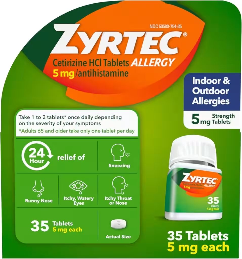 Zyrtec 24 Hour Allergy Relief Tablets 90 Count Review 2026: Is the Amazon Bestseller Worth the Hype? - Product Image