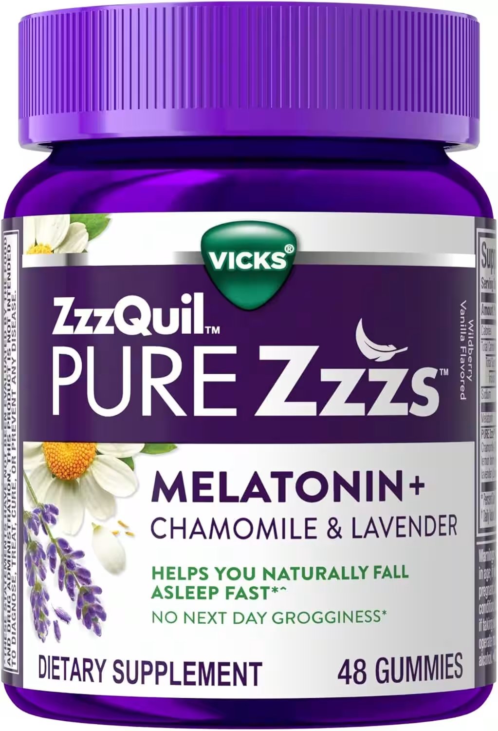 ZzzQuil Pure Zzzs Melatonin Sleep Aid Gummies 48 Count Review