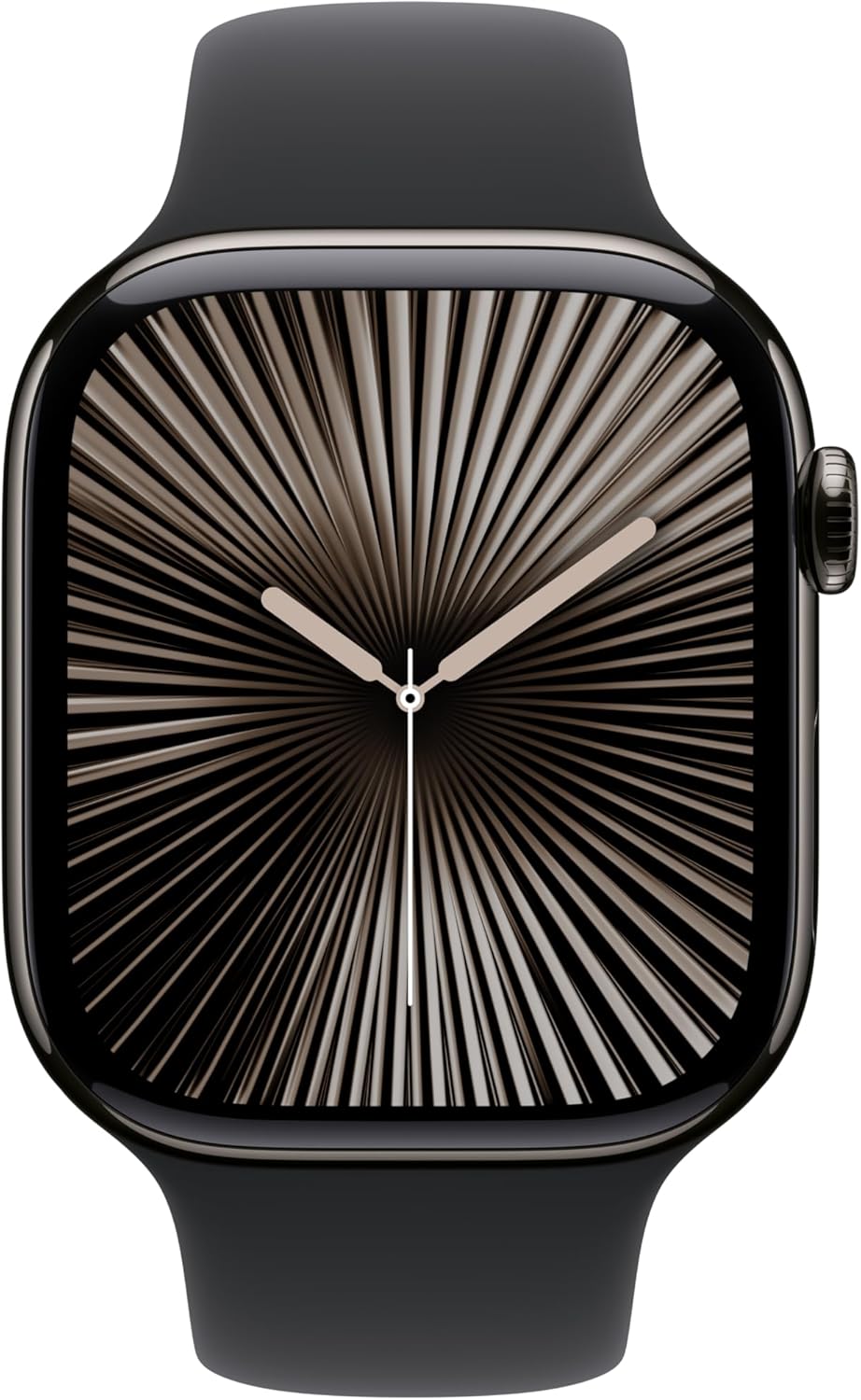 Apple Watch Series 10 GPS + Cellular 46mm Slate Titanium with Black Sport Band - Design and Build