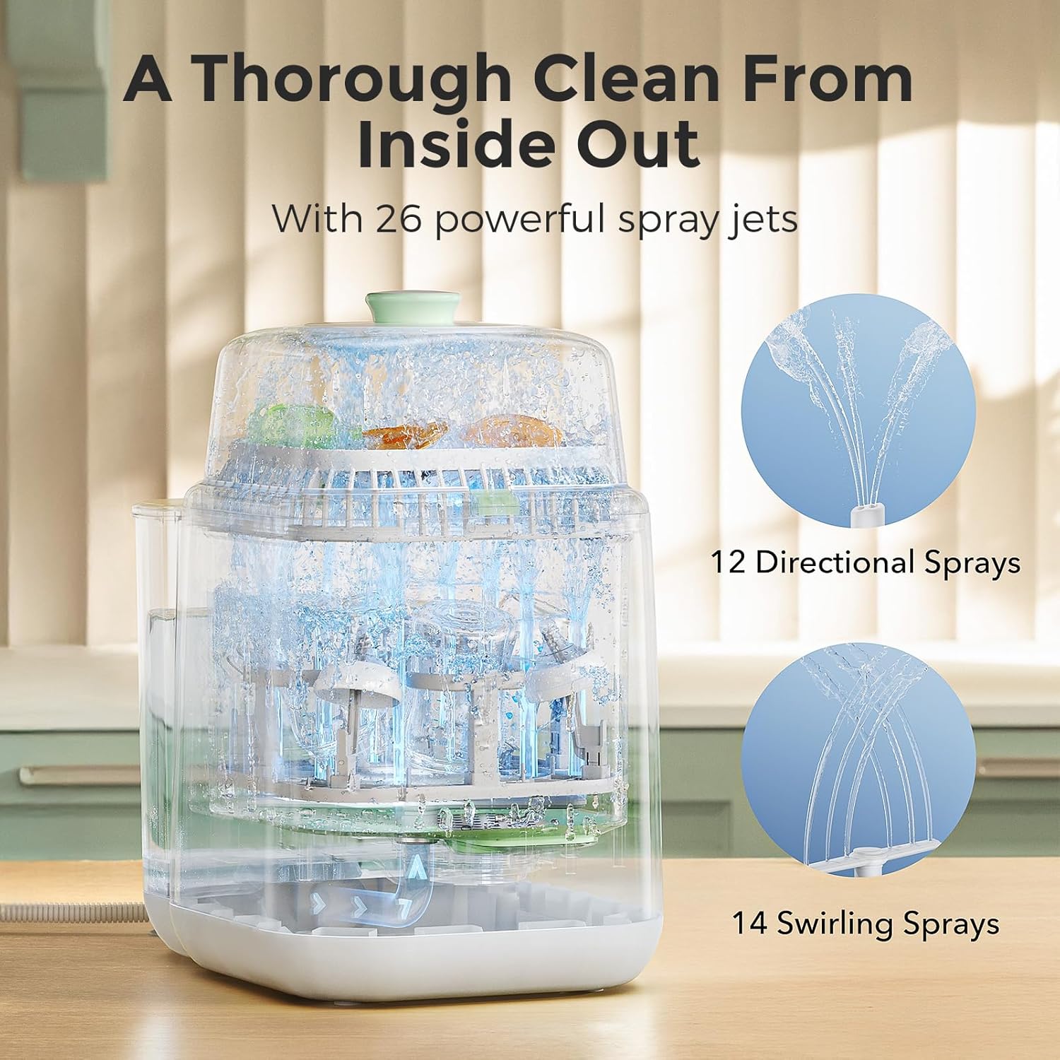 Momcozy KleanPal Pro Baby Bottle Washer, Sterilizer and Dryer - Design and Build